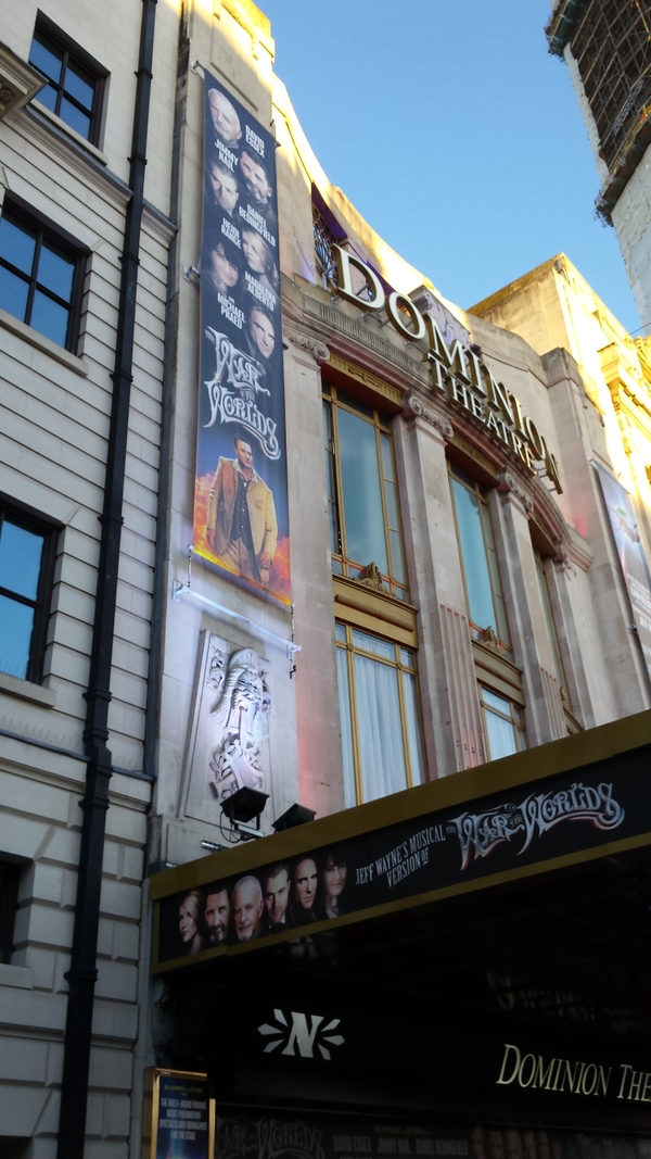 Photo Coverage: Marquee At The Dominion For THE WAR OF THE WORLDS Image