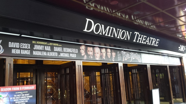 Photo Coverage: Marquee At The Dominion For THE WAR OF THE WORLDS Image
