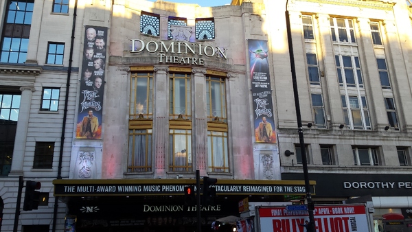 Photo Coverage: Marquee At The Dominion For THE WAR OF THE WORLDS Image