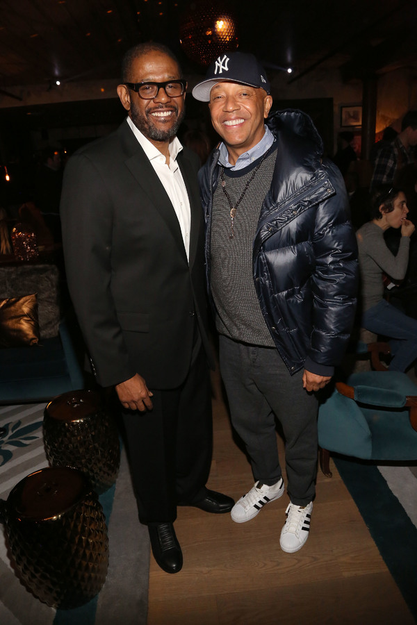 Forest Whitaker, Russell Simmons Photo