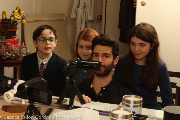 Photo Coverage: BroadwayWorld's Kid Critics Meet the Cast of FIDDLER ON THE ROOF! Image