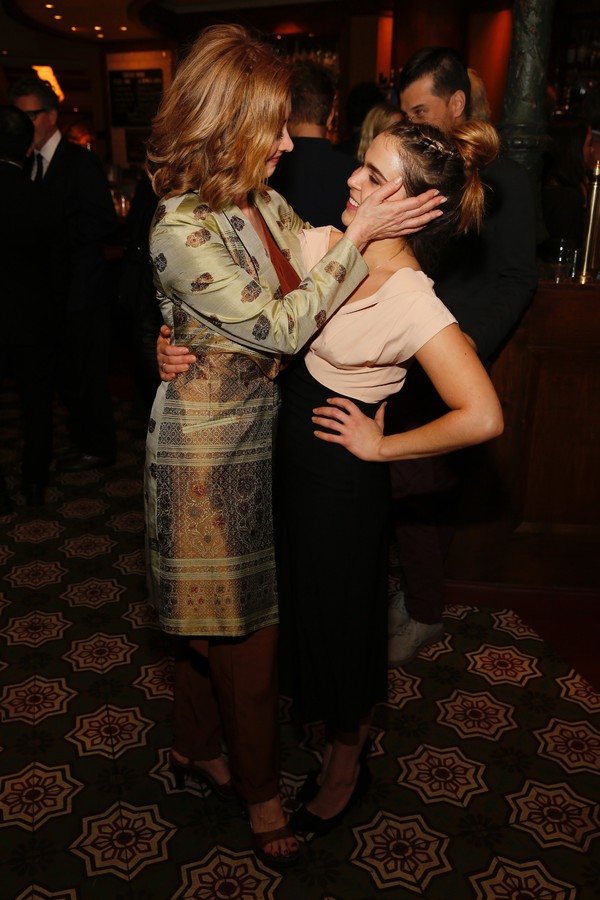 Cast members Sharon Lawrence and Mae Whitman Photo