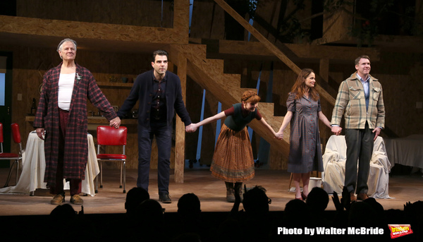 Photo Coverage: Zachary Quinto & SMOKEFALL Cast Celebrate Opening Night! Image