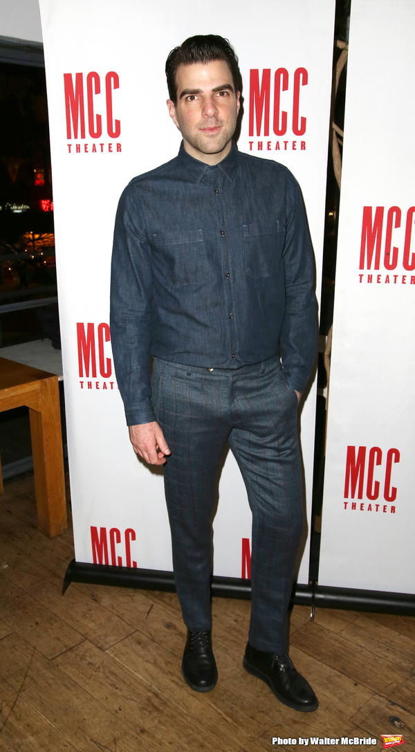 Photo Coverage: Zachary Quinto & SMOKEFALL Cast Celebrate Opening Night! Image