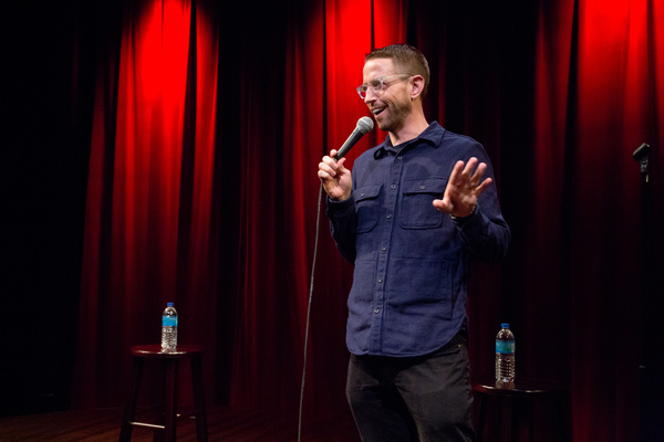 Photo Flash: First Look at New Comedy NEAL BRENNAN 3 MICS at Lynn Redgrave Theatre Image