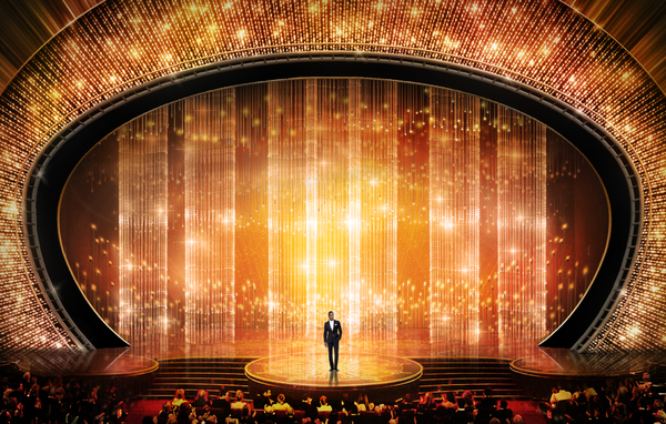Photo Flash: First Look at Tony Winner Derek McLane's Blinged-Out OSCARS Sets! Image