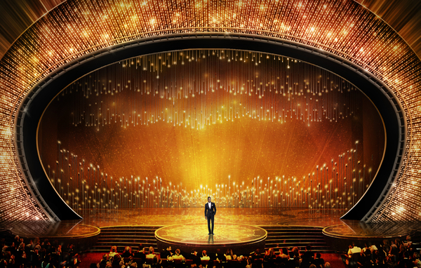 Photo Flash: First Look at Tony Winner Derek McLane's Blinged-Out OSCARS Sets! Image