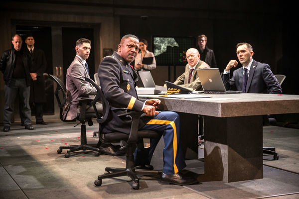 Othello (James Vincent Meredith, center) is a distinguished commander in the Dukeâ� Photo