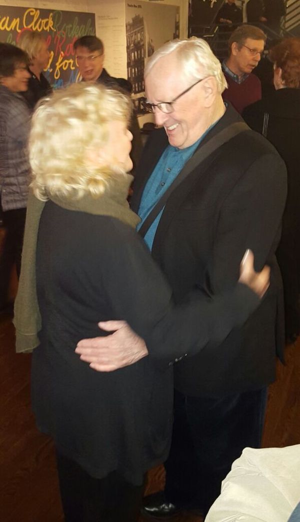 Photo Flash: Petula Clark Visits Len Cariou at BROADWAY AND THE BARD Image