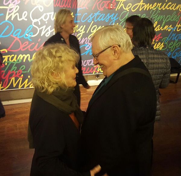 Photo Flash: Petula Clark Visits Len Cariou at BROADWAY AND THE BARD Image