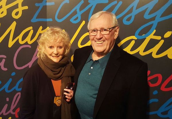 Photo Flash: Petula Clark Visits Len Cariou at BROADWAY AND THE BARD 