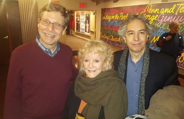 Photo Flash: Petula Clark Visits Len Cariou at BROADWAY AND THE BARD Image