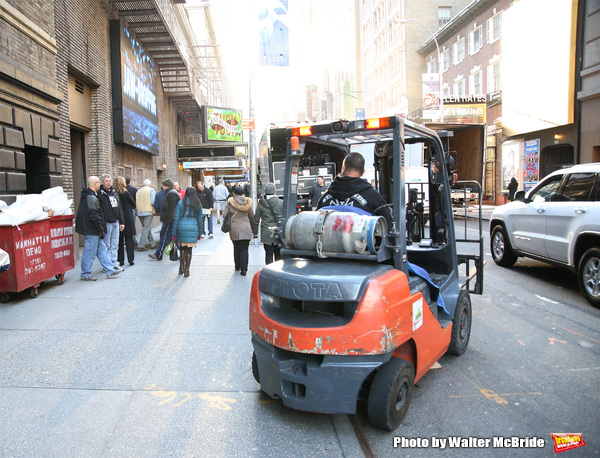 Photo Coverage: TUCK EVERLASTING Loads In at the Broadhurst Theatre!  Image