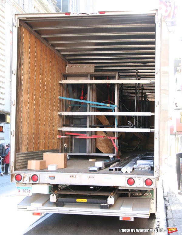 Photo Coverage: TUCK EVERLASTING Loads In at the Broadhurst Theatre!  Image