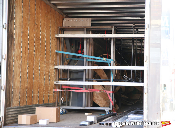 Photo Coverage: TUCK EVERLASTING Loads In at the Broadhurst Theatre!  Image