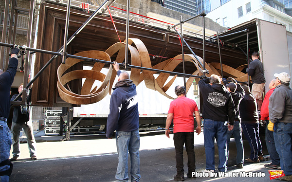 Photo Coverage: TUCK EVERLASTING Loads In at the Broadhurst Theatre!  Image
