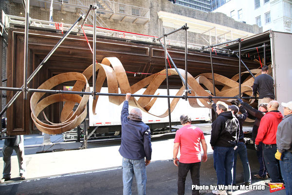 Photo Coverage: TUCK EVERLASTING Loads In at the Broadhurst Theatre!  Image
