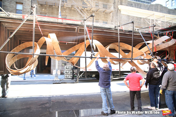 Photo Coverage: TUCK EVERLASTING Loads In at the Broadhurst Theatre!  Image