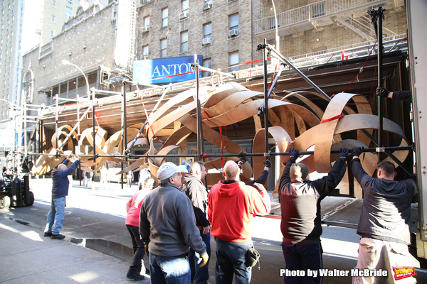 Photo Coverage: TUCK EVERLASTING Loads In at the Broadhurst Theatre!  Image