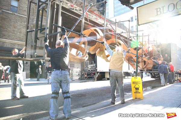 Photo Coverage: TUCK EVERLASTING Loads In at the Broadhurst Theatre!  Image