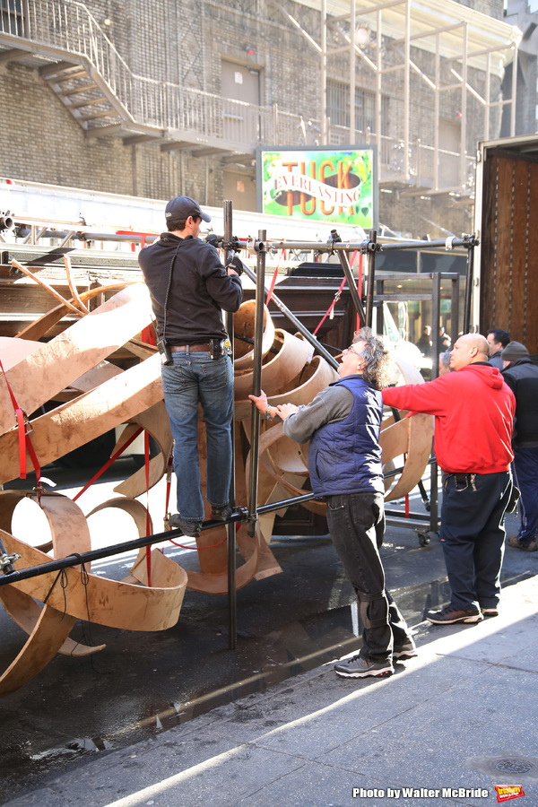 Photo Coverage: TUCK EVERLASTING Loads In at the Broadhurst Theatre!  Image