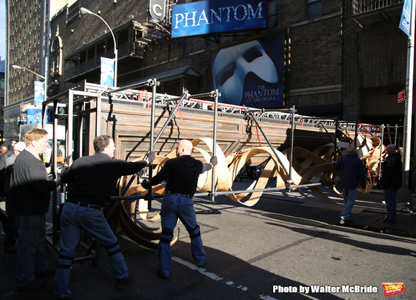 Photo Coverage: TUCK EVERLASTING Loads In at the Broadhurst Theatre!  Image