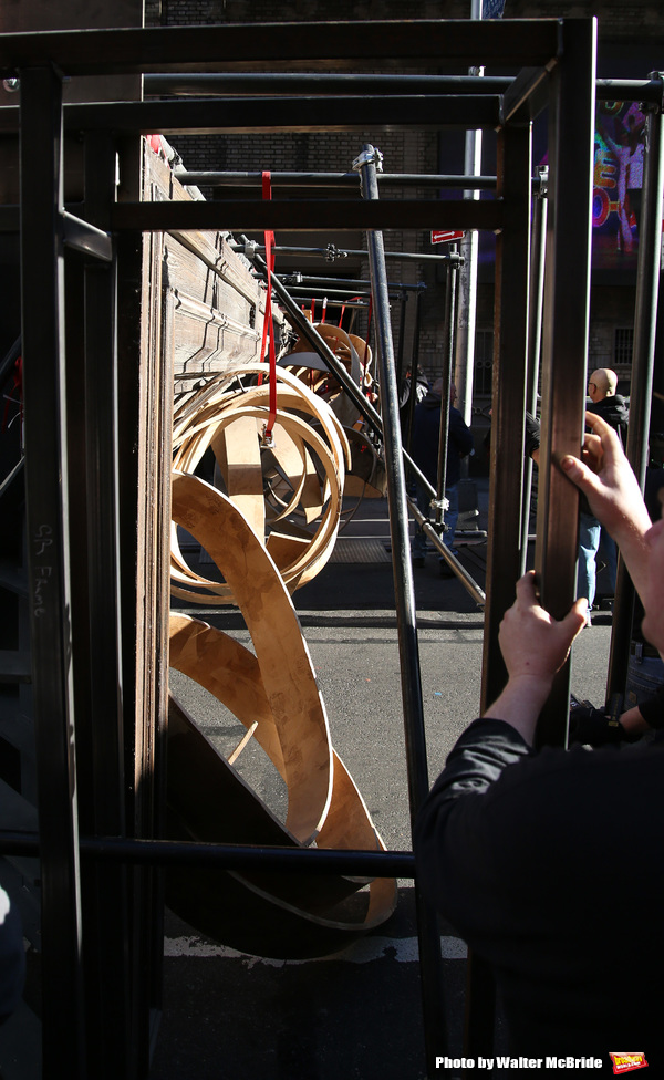 Photo Coverage: TUCK EVERLASTING Loads In at the Broadhurst Theatre!  Image
