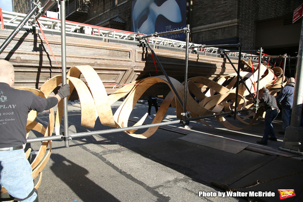 Photo Coverage: TUCK EVERLASTING Loads In at the Broadhurst Theatre!  Image