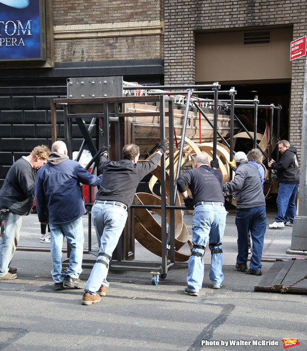 Photo Coverage: TUCK EVERLASTING Loads In at the Broadhurst Theatre!  Image