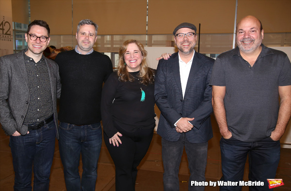 Tim Federle, Chris Miller, Claudia Shear, Nathan Tysen and Casey Nicholaw  Photo