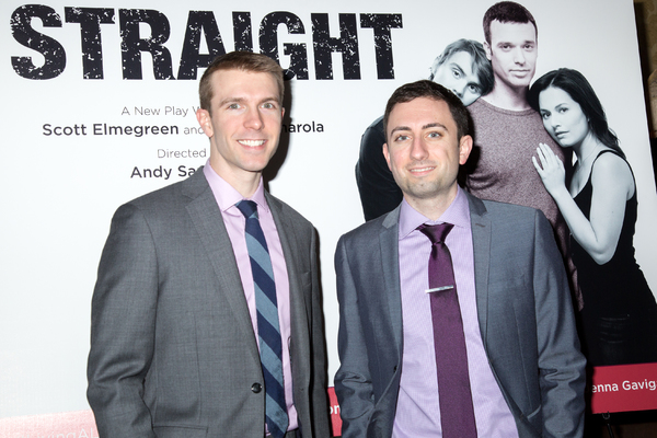 Photo Coverage: STRAIGHT's Jenna Gavigan, Jake Epstein & Thomas E. Sullivan Celebrate Opening Night Image