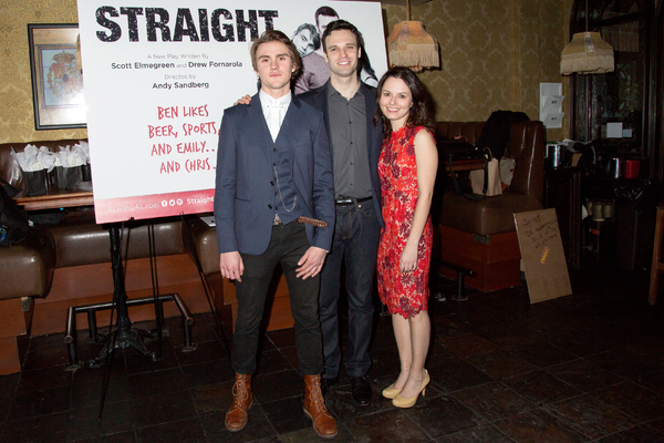 Photo Coverage: STRAIGHT's Jenna Gavigan, Jake Epstein & Thomas E. Sullivan Celebrate Opening Night Image