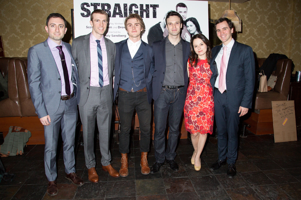 Photo Coverage: STRAIGHT's Jenna Gavigan, Jake Epstein & Thomas E. Sullivan Celebrate Opening Night Image