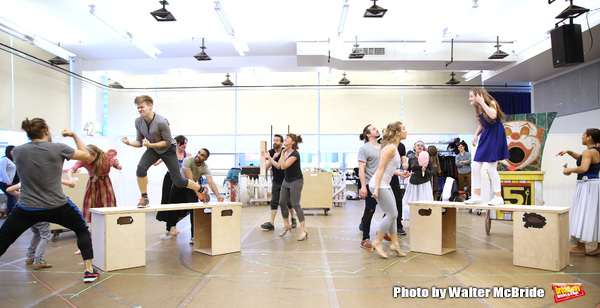 Photo Coverage: Discover the Magic! Go Inside the Rehearsal Room for TUCK EVERLASTING w/ Sarah Charles Lewis, Andrew Keenan-Bolger & More! Image