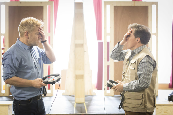 Photo Flash: In Rehearsal with Kenneth Branagh, Rob Brydon and More for THE PAINKILLER Image