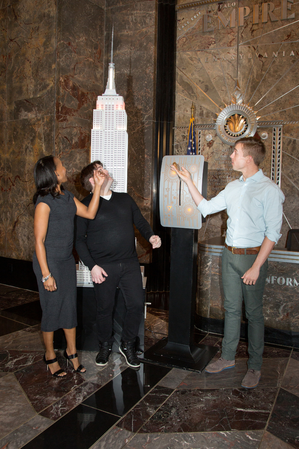 Photo Coverage: THE BOOK OF MORMON Cast Celebrates 5 Years on Broadway at the Empire State Building! Image