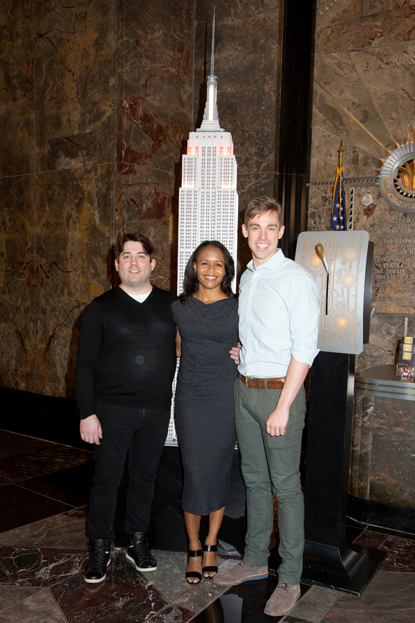 Photo Coverage: THE BOOK OF MORMON Cast Celebrates 5 Years on Broadway at the Empire State Building! Image