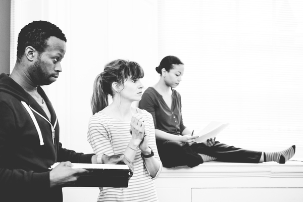Photo Flash: In Rehearsal for simple8's DON'T SLEEP THERE ARE SNAKES at Park Theatre 