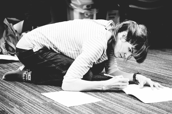 Photo Flash: In Rehearsal for simple8's DON'T SLEEP THERE ARE SNAKES at Park Theatre Image