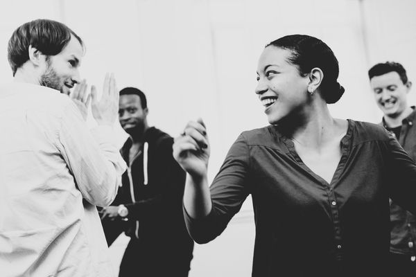 Photo Flash: In Rehearsal for simple8's DON'T SLEEP THERE ARE SNAKES at Park Theatre Image