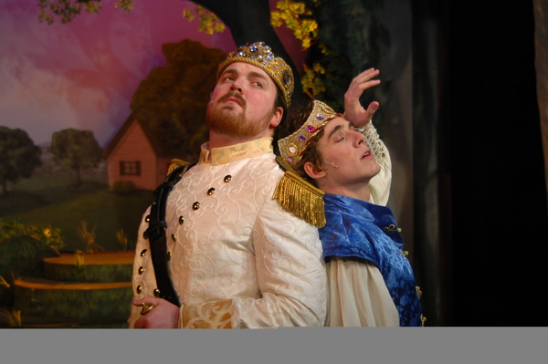 Philip Himebook and Jacob Wingfield portray the agonized princes Photo