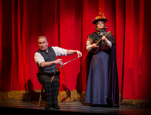 Ron E. Rains (Joe Scanlon/August) and Sydney Germaine (Minnie Fay) Photo