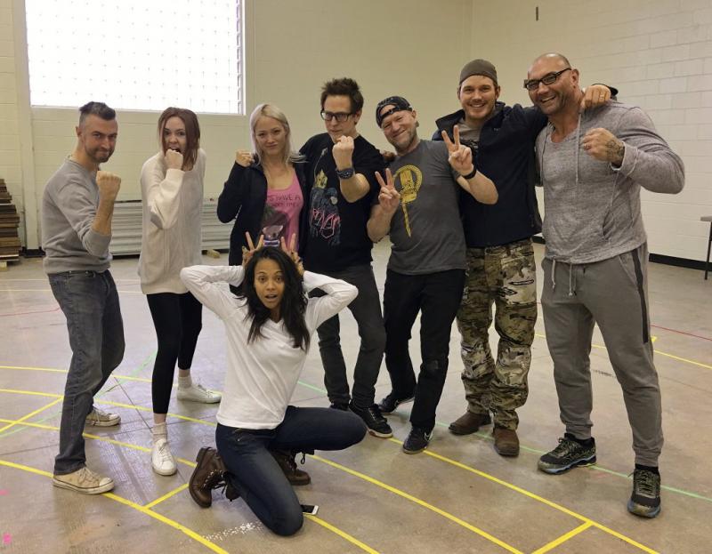 Photo Flash: First Rehearsal Shot for Marvel's GUARDIANS OF THE GALAXY VOL. 2 