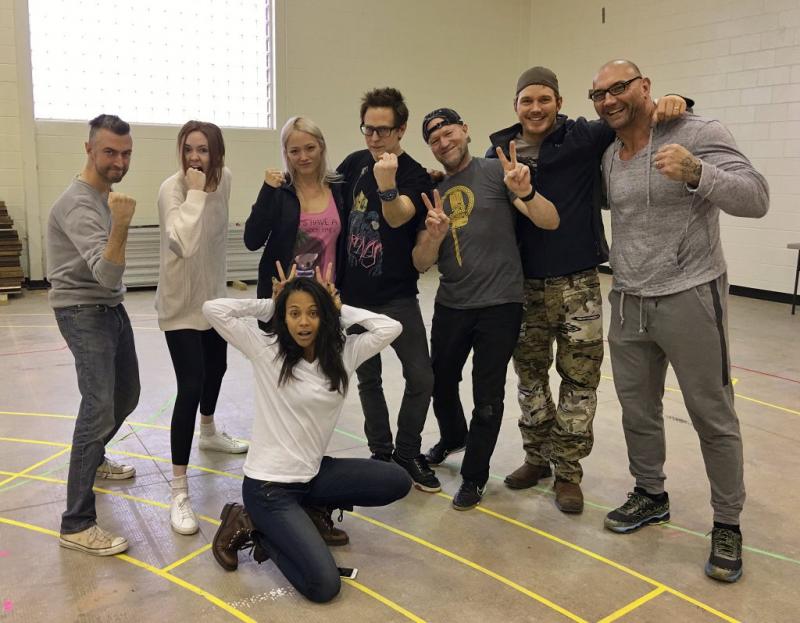 Photo Flash: First Rehearsal Shot for Marvel's GUARDIANS OF THE GALAXY VOL. 2 Image