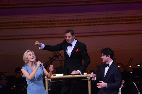 Betsy Wolfe, Steven Reineke and Darren Criss Photo