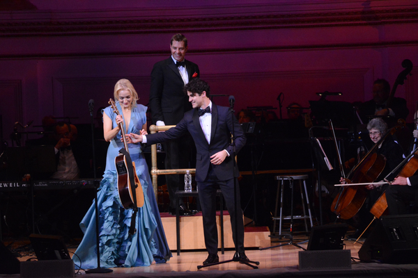 Betsy Wolfe, Steven Reineke and Darren Criss Photo