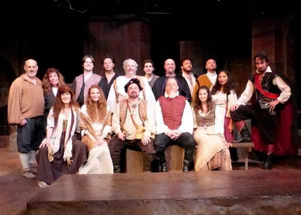 The cast of Kentwood Players 'Man of La Mancha' Seated form left: Susan Stangl, Kelse Photo