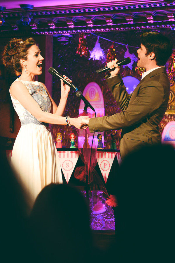 Corey Cott and Laura Osnes sing ''Out of the Darkness'' from EVER AFTER Photo