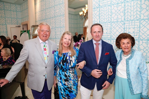 Carleton Varney, Princess Yasmin Aga Khan, Brinsley Matthews, Louise Aylward
 Photo