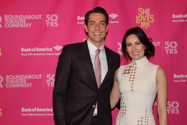 Zachary Levi and Laura Benanti Photo